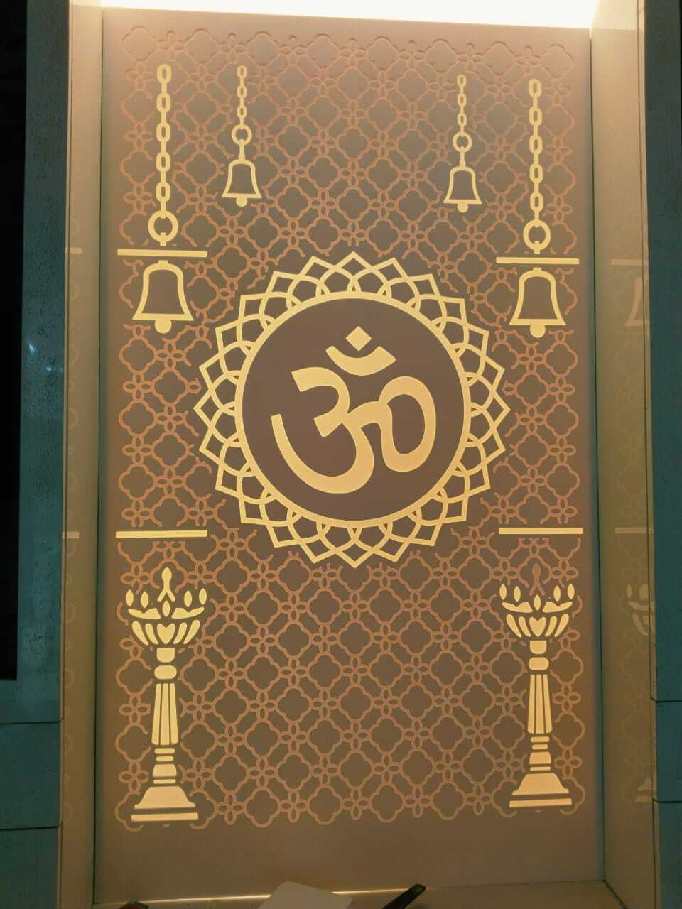 Custom Corian Mandir